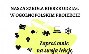 Uczniowie i nauczyciele  oleśnickiej Siódemki aktywnie biorą udział w ogólnopolskim projekcie pt. Zaproś mnie na swoją lekcję.