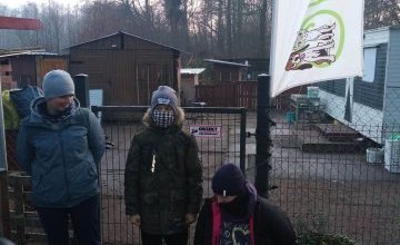 Akcji „Pomagamy Zwierzętom” z ośrodka adaptacyjnego Przytul Pyska w Boguszycach.