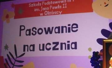 Pasowanie na ucznia