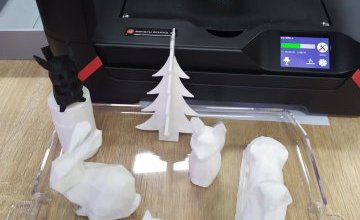 Pierwsze wydruki na drukarce 3D za nami