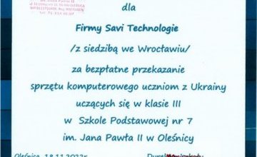 Pomoc dla Ukrainy