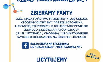 Licytacja Szkoły Podstawowej nr 7