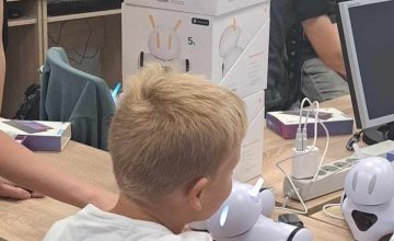 Lekcja robotyki w klasach starszych