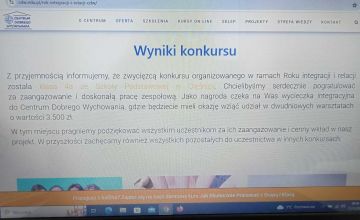 Uwaga, uwaga, zwycięzcami konkursu Rok integracji i relacji.