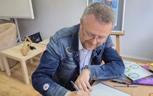 Spotkanie z pisarzem Marcinem Koziołem (1)